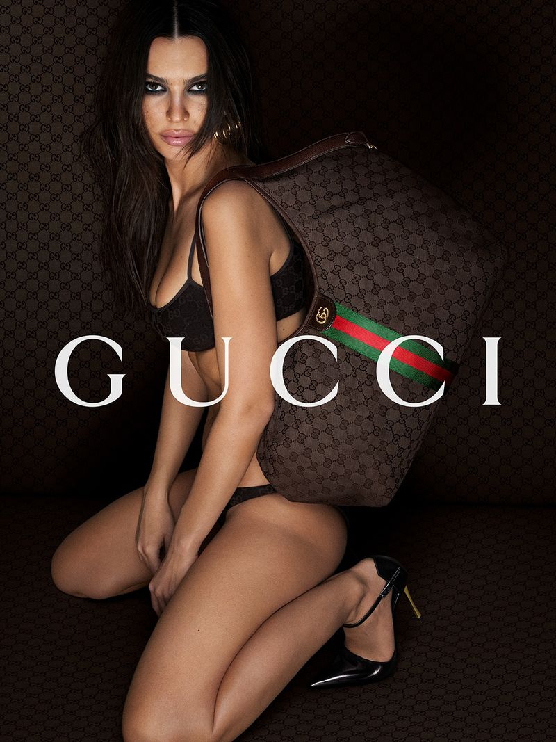 Emily Ratajkowski di Iklan Tas Gucci