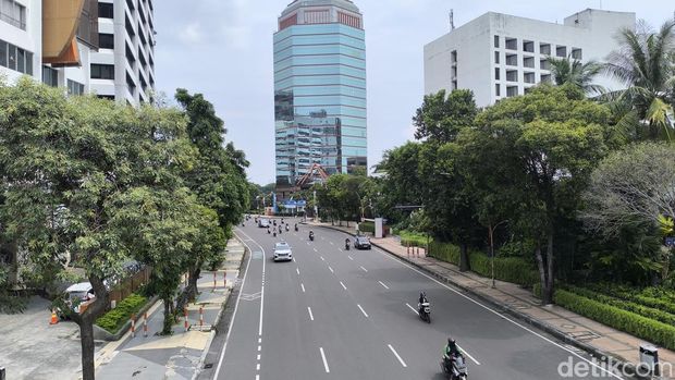 Jalanan Surabaya usai Lebaran