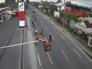 Sempat Padat, Arus Balik di Arteri Jombang Ramai Lancar
