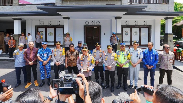 Kapolri Jenderal Listyo Sigit Prabowo di 91 Command Center ITDC, Nusa Dua, Bali, Selasa (24/3/2026).