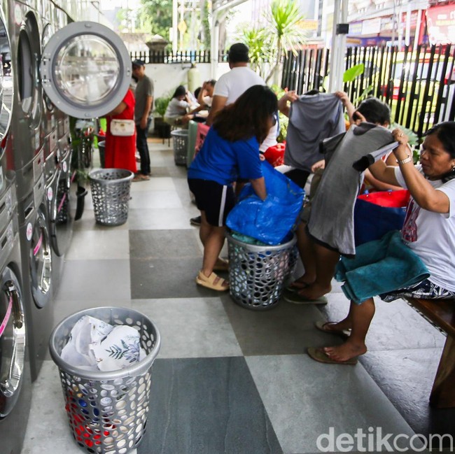 Jasa Laundry Kebanjiran Order Usai Lebaran