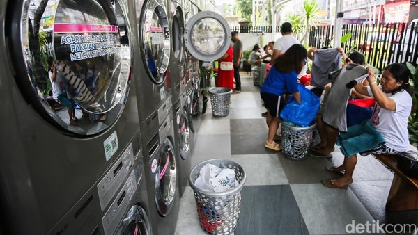 Jasa Laundry Kebanjiran Order Usai Lebaran