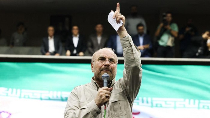 Ketua parlemen Iran, Mohammad Bagher Ghalibaf (dok. AFP/ATTA KENARE) 