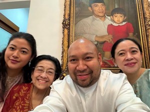 Momen Didit Putra Prabowo Dapat Kejutan Kue Ultah dari Megawati-Puan
