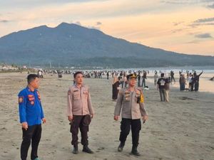Wisatawan Tenggelam di Pantai Batu Rame Lampung Selatan