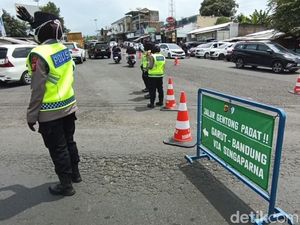 Tasik-Bandung via Gentong Padat, Arus Balik Dialihkan ke Singaparna