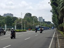 Usai Ditindak Dishub, Tak Ada Lagi Parkir Liar di Kawasan Monas Siang Ini