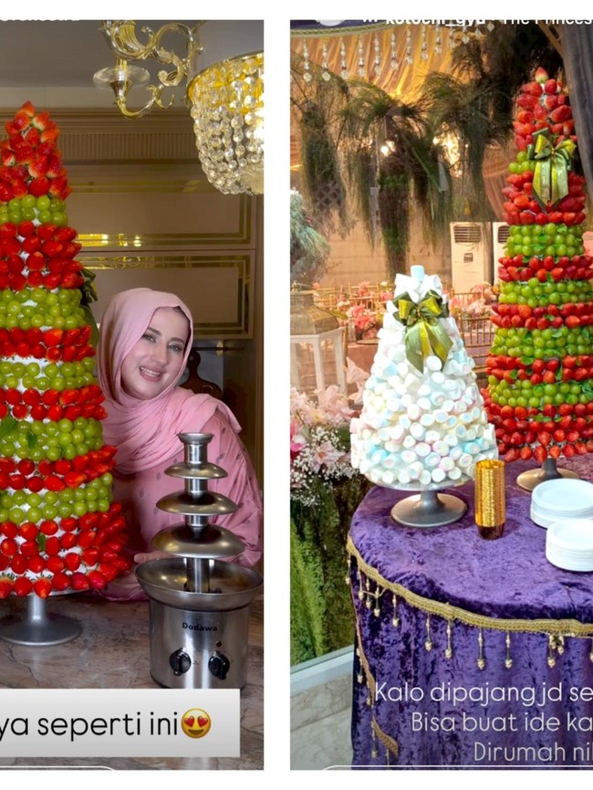 Tasyi Athasyia Masih Rayakan Lebaran, Ada Ketupat hingga Strawberry Tree