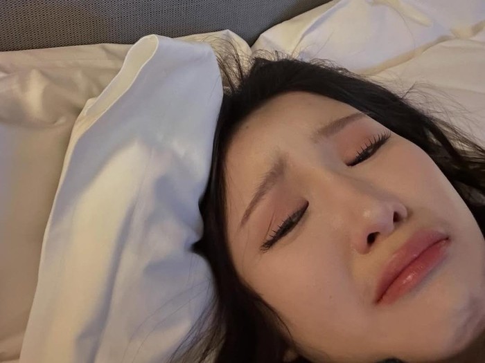 Tiara Andini nonton konser comeback BTS di Seoul.