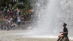 Wisata Alam Curug Goong Diserbu Wisatawan Saat Libur Panjang