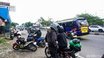 Arus Balik Pantura Cirebon Ramai Lancar, Motor Dominasi Jalan
