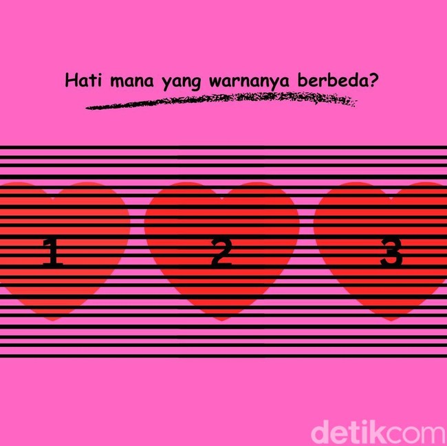 Kejelian Mata Diuji, Mana Bangun Datar yang Punya Warna Beda?