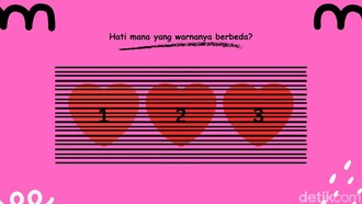 Kejelian Mata Diuji, Mana Bangun Datar yang Punya Warna Beda?