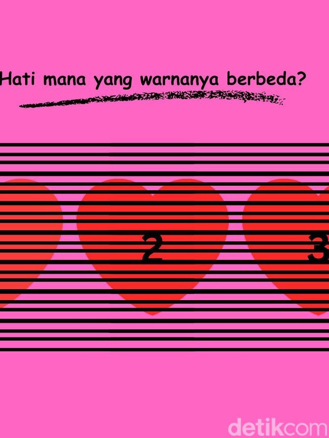 Kejelian Mata Diuji, Mana Bangun Datar yang Punya Warna Beda?