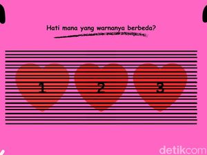 Kejelian Mata Diuji, Mana Bangun Datar yang Punya Warna Beda?