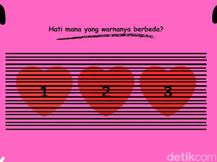 Kejelian Mata Diuji, Mana Bangun Datar yang Punya Warna Beda?