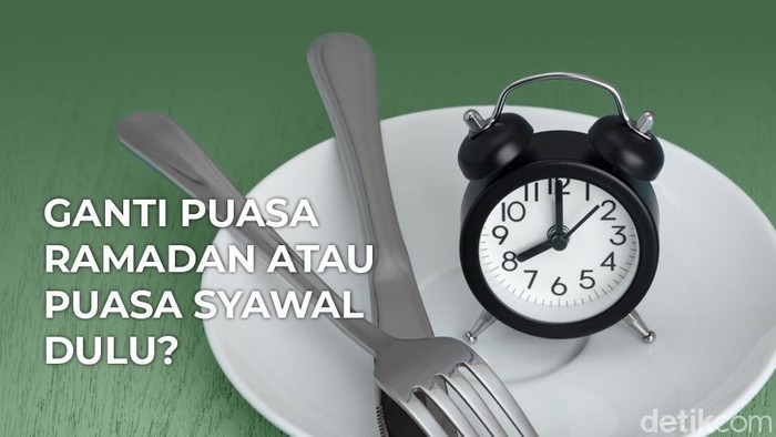 Infografis Hikmah Ganti Puasa Ramadan atau Puasa Syawal Dulu?
