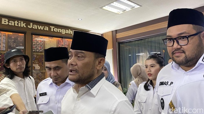 Gubernur Jateng, Ahmad Luthfi, di Kantor Gubernur Jateng, Semarang, Rabu (25/3/3026).