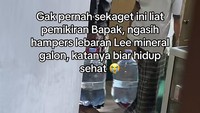 Viral! Bukan Kue Kering, Pria Ini Bagikan Hampers Lebaran 1 Galon Air Mineral