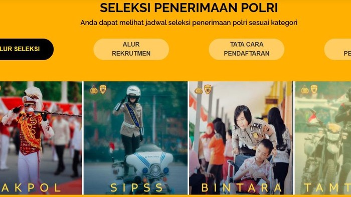 Informasi pendaftaran Polri 2026