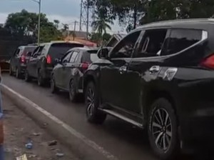 Arus Balik Mudik Lebaran, Jalan Poros Bone-Makassar di Polenro Macet Sejam