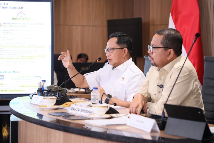 Ketua Satuan Tugas (Kasatgas) Percepatan Rehabilitasi dan Rekonstruksi Pascabencana Sumatera, Muhammad Tito Karnavian.
