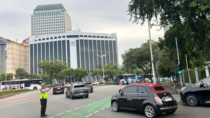 Lalin Jakarta Usai Libur Lebaran