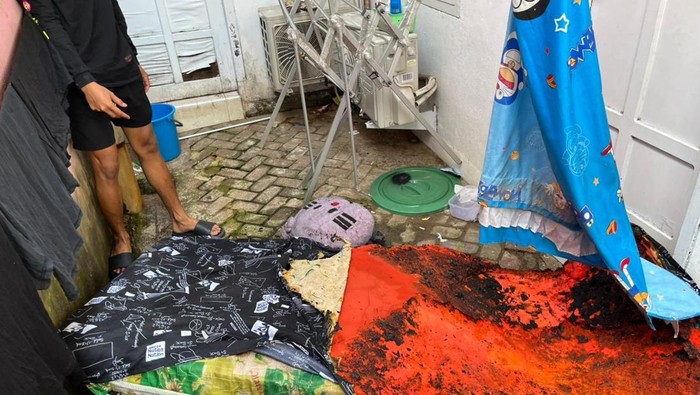 Lokasi instruktur gym di Bengkulu yang dibakar mantan pacarnya