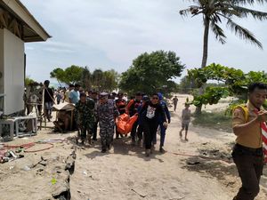 Wisatawan yang Tenggelam di Pantai Batu Rame Lampung Selatan Ditemukan Tewas
