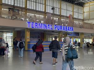H+5 Lebaran, Terminal Purabaya Dipadati 19 Ribu Penumpang