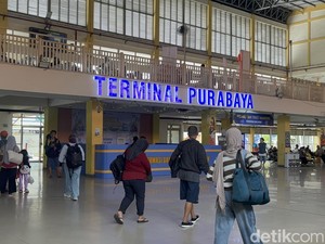 H+5 Lebaran, Terminal Purabaya Dipadati 19 Ribu Penumpang