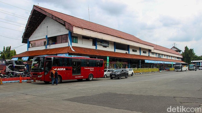 Situasi di Terminal Kampung Rambutan, Jakarta Timur, Rabu(25/3/2025).