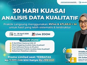 Analisis Data Kualitatif Lebih Efektif, Kuasai NVivo & ATLAS.ti dari Nol