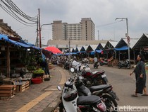 Banyak Pedagang Masih Mudik, Aktivitas Pasar Ciputat Lengang