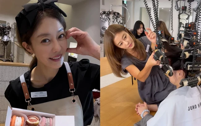 Lee Ji Hyun eks Jewelry kini bekerja sebagai hairdresser dan melayani berbagai perawatan tarif rambut. Tarif yang ditawarkannya cukup terjangkau, sekitar 40,000 won atau Rp 449 ribuan untuk pengeritingan rambut panjang. Foto: dok. X