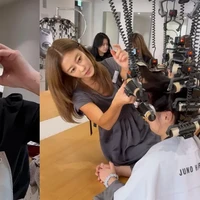Lee Ji Hyun eks Jewelry kini bekerja sebagai hairdresser dan melayani berbagai perawatan tarif rambut. Tarif yang ditawarkannya cukup terjangkau, sekitar 40,000 won atau Rp 449 ribuan untuk pengeritingan rambut panjang. Foto: dok. X
