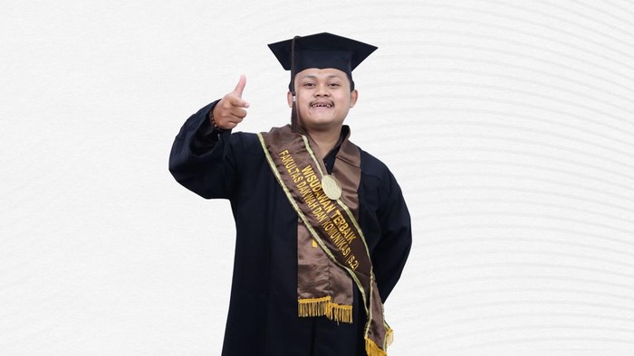 Driver ojol yang jadi wisudawan terbaik S2 UIN Walisongo