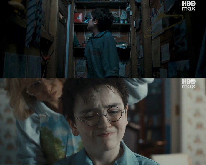 Adegan dalam teaser serial Harry Potter and the Philosopher's Stone.