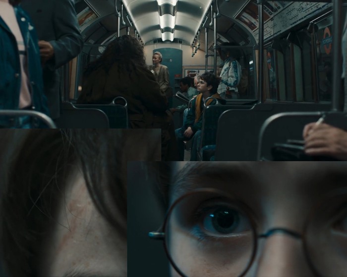 Adegan dalam teaser serial Harry Potter and the Philosopher's Stone.