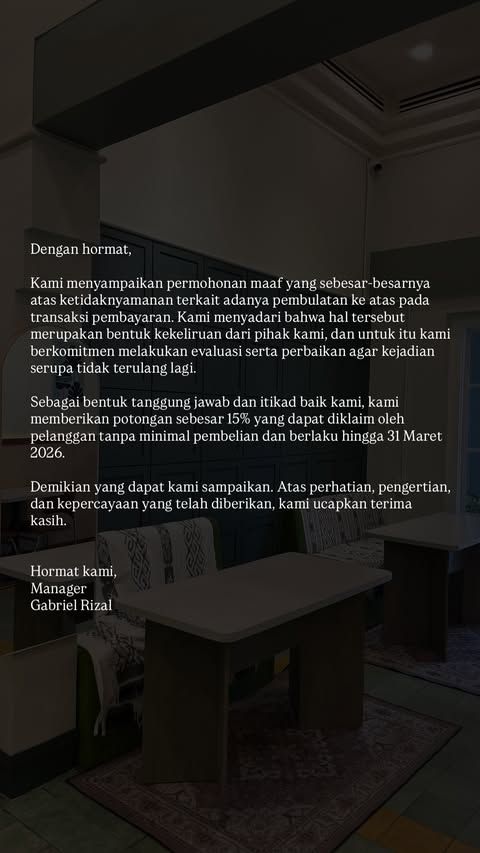 Heboh Struk Kafe di Jatim Ada Pembulatan Rp 600 Heboh Struk Kafe di Jatim Ada Pembulatan Rp 600