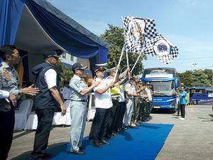 Kemenhub Berangkatkan 4.270 Peserta Arus Balik Gratis dari 12 Kota