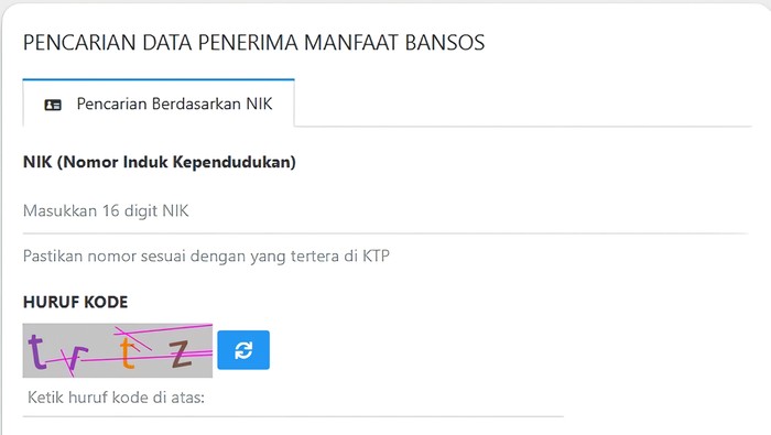 Laman Cek Bansos PKH-BPNT Maret 2026