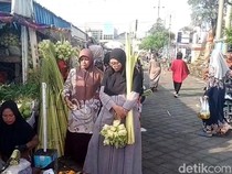 Warga Pasuruan Mulai Berburu Janur untuk Lebaran Ketupat