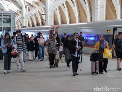Penumpang Whoosh Naik 20 Persen Saat Arus Balik