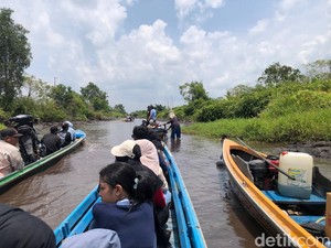 Sungai Surut, Tarif Mudik-Balik dengan Perahu di Katingan-Kotim Membengkak