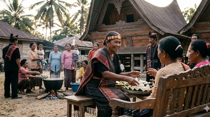 Iustrasi perempuan Batak
