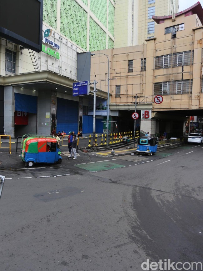 Potret Tanah Abang Masih Sepi Pascalebaran