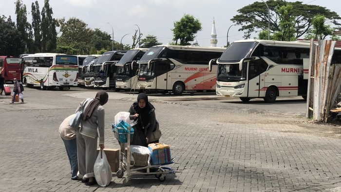 Suasana Terminal Giwangan, Kota Jogja, Kamis (26/3/2026).