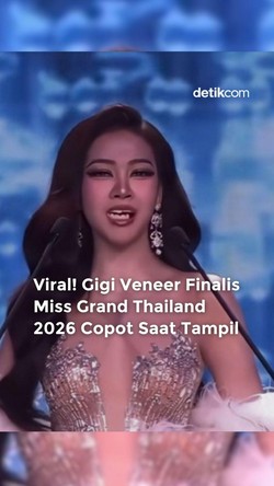 Video Viral! Gigi Veneer Finalis Miss Grand Thailand 2026 Copot Saat Tampil