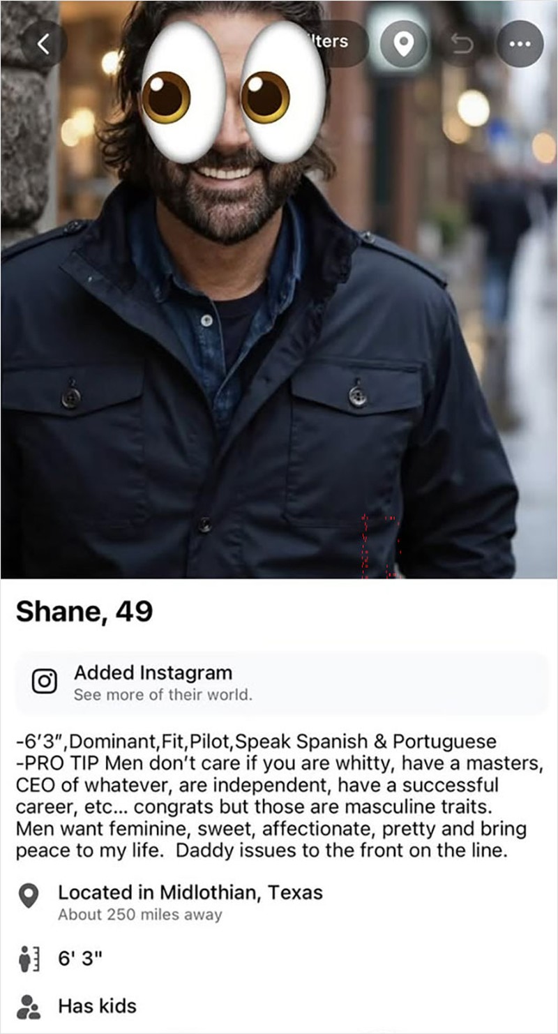 Kalau daftar aplikasi kencan, selain kamu single, pastikan juga kamu buat bio dan profil yang meyakinkan. Jangan cringe kayak begini ya, detikers.